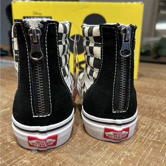 VANS Sk8-Hi Zip Disney Mickey Sneakers Sz 5 Y Women’s 6.5 Limited Edition - Picture 6 of 15